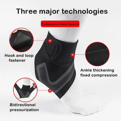 1 Pc Ankle Brace Support Compression Sleeve Elastic Foot Bandage Protective Wrap Sports Socks