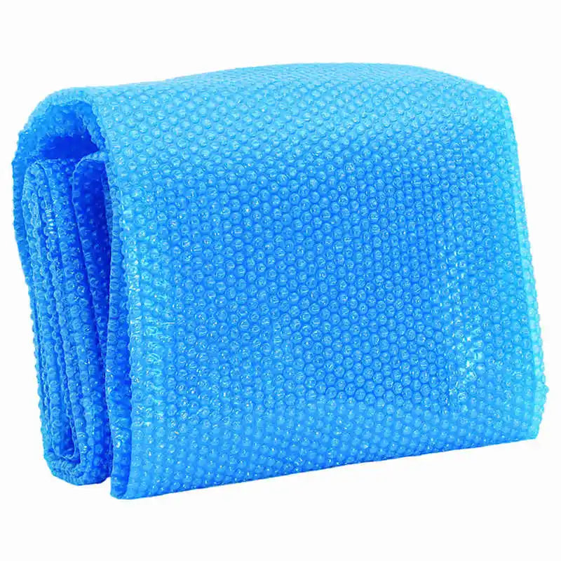 Rectangular Pool Cover 732×366cm Blue PE Leaf & Debris Protector for Above/In-Ground Swimming Pool W/ Tie-Downs Summer Winter