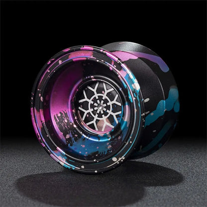 Fashion 10 Ball Bearing Metal Yoyo High Speed Unresponsive Yo Yo Toys Professional Alloy Aluminum Yoyo Ball 1A/3/5A