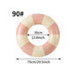 1PC Ins Style Macaron Inflatable Swimming Ring Adult Thickened Pool Float Summer Pool Party Water Toy