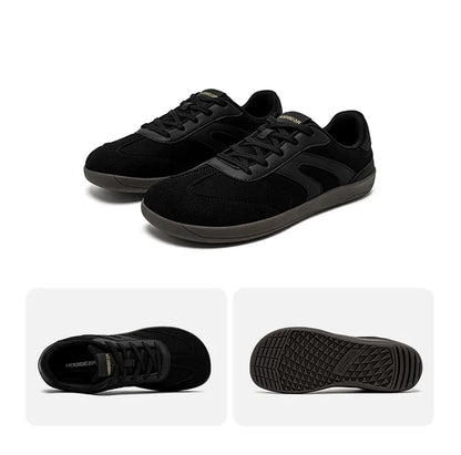 HOBIBEAR Unisex Barefoot Sneakers Women Men Wide Toe Minimalist Zero Drop Shoes Non Slip Lace Up Casual Sneaker
