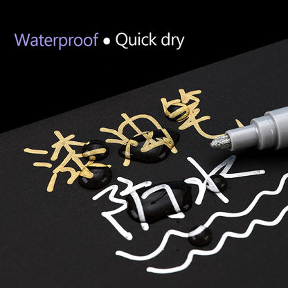 Car Paint Scratch Repair Pen for Cars Coat Scratches Touch Up Remover Tire Oily Mark Pen Waterproof Paint Pencil Car Accessories