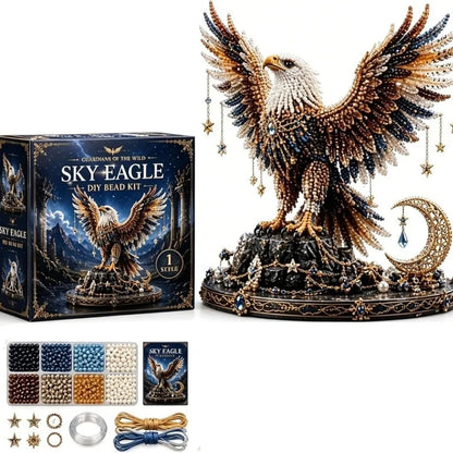 3D Design Animal Guardian Beading Kit Animal Shape Material Package DIY Beadwork Craft Kit with Colorful Beads Handmade
