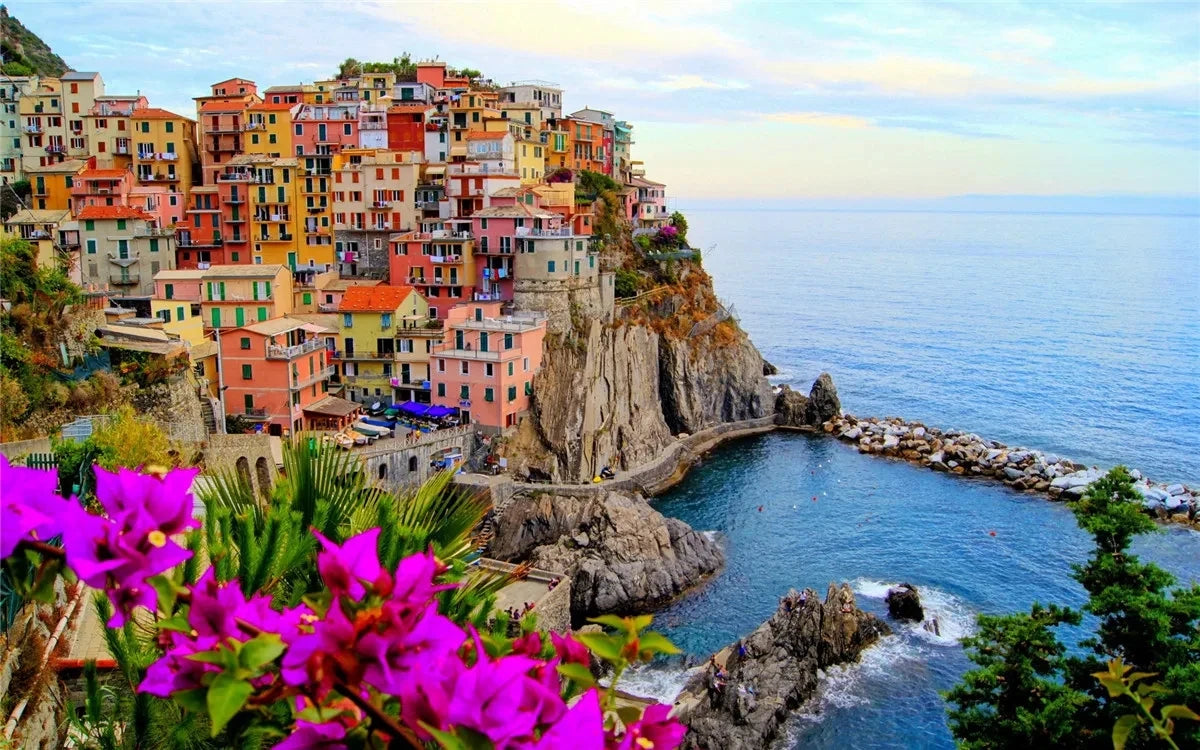 46*28cm Jigsaw Puzzles 500 Pieces Paper Picture Landscape Oil Painting Art Puzzles Decompression Toys for Adults Family Games