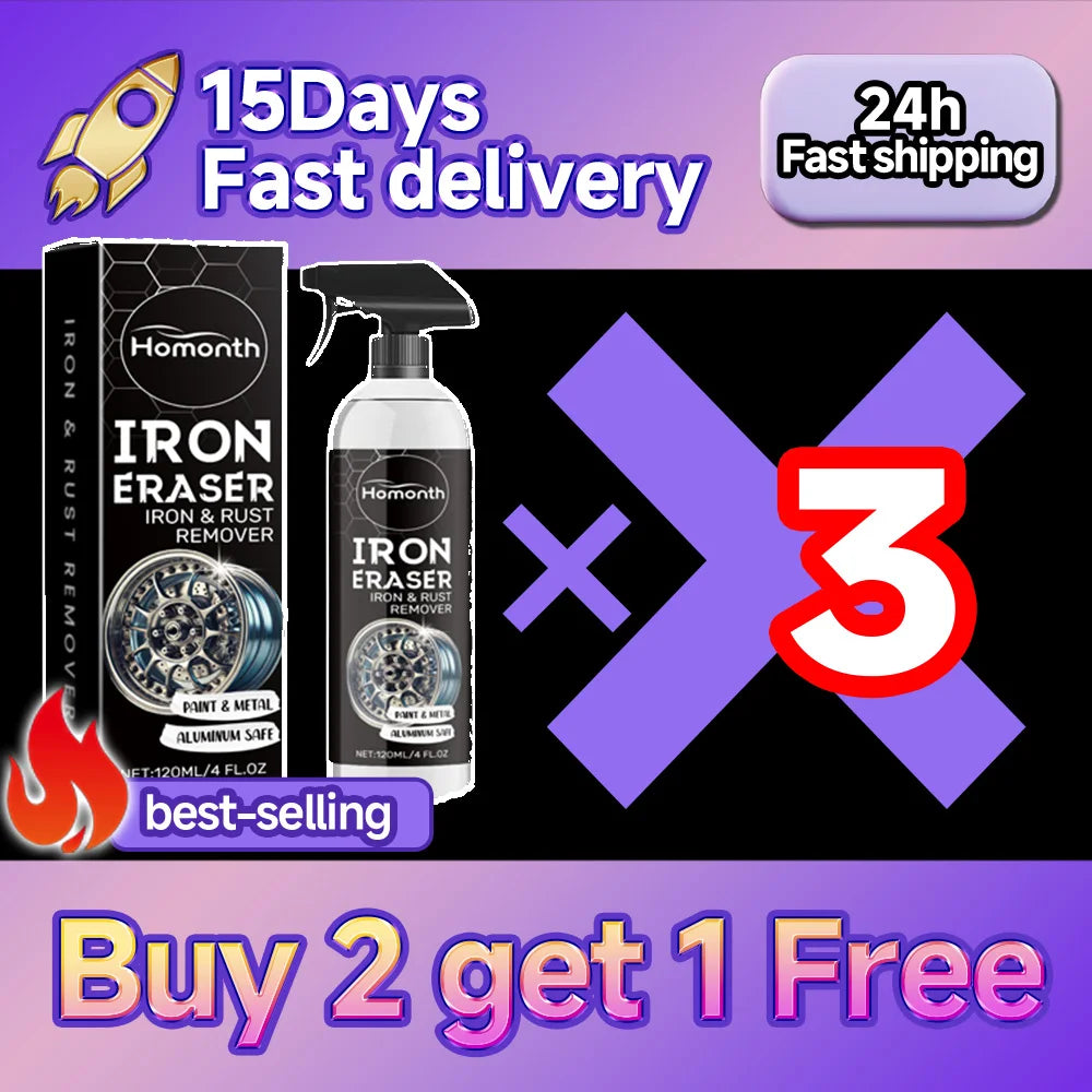 Rust Remover Lubricant Spray Anti Rust with Rust Converter for Wheels Brake Dust Remove Oxidation Car Accessories