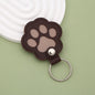 S27 Dog Hair Collector Keychain Leather Pet Memorial Gift Keepsake for Dogs and Cats Fur Storage Pendant Charm Gift Keychain