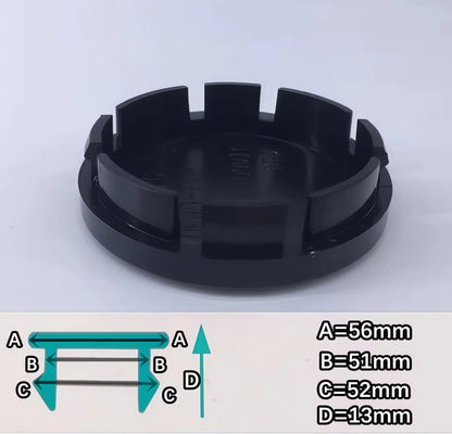 4Pcs 48.5mm 49mm 50mm 56mm 60mm 65mm 68mm Universal ABS Wheel Center Cap Wheels Tyre Car Wheel Center Cap Set Vehicles Cover