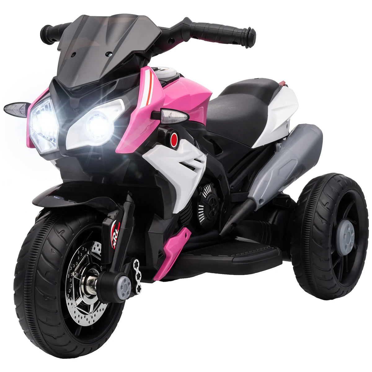 3-wheel electric motorcycle for children, 6V, electric motorcycle for kids aged 3 to 5, with lights and sounds, 86x42x52cm, load capacity: 25 kg