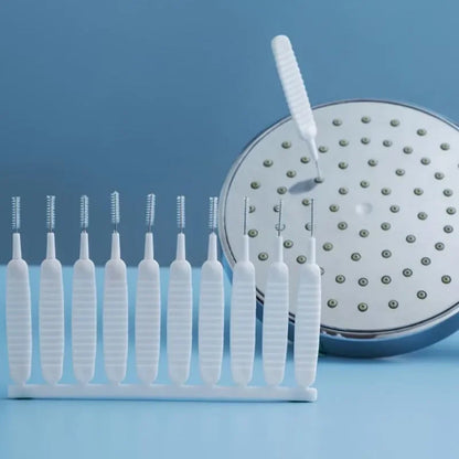 Bathroom Shower Head Cleaning Brush White Small Brush Pore Gap Clean Anti-clogging Nylon For Kitchen Toilet Phone Hole