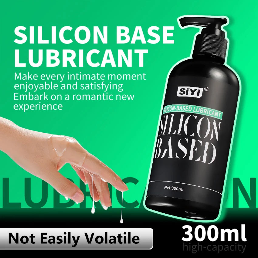 Silicone-Based Lube with Press Pump, Stringy Anal Lubricant Suitable for  Man Woman Gay Lesbian Couples Pleasure
