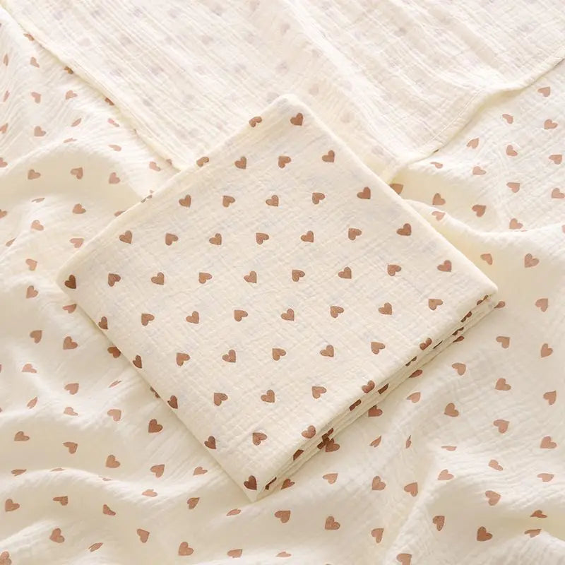 Baby Receive Blanket for Newborn Cotton Muslin Swaddle Blanket Bedding Infant Bath Towel Baby Items Mother Kids