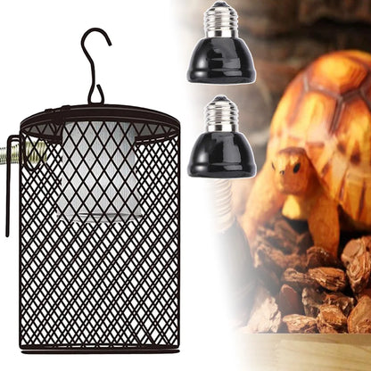 Reptile Lampshade and Holder, Basking Light, Amphibians Pets Health Products, Perfect for Terrariums