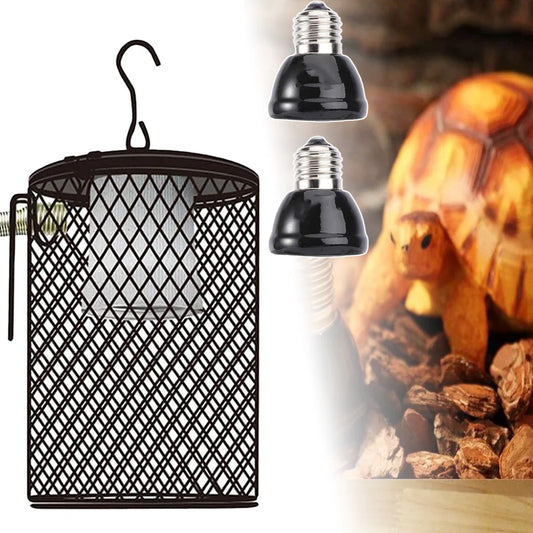 Reptile Lampshade and Holder, Basking Light, Amphibians Pets Health Products, Perfect for Terrariums