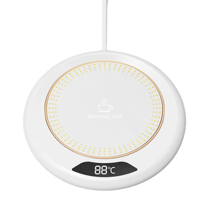 USB Coffee Mug Warmer 3 Temperature Setting Electric Beverage Warmer Coffee Warmer Plate for Hot Coffee Tea and Milk