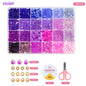 DIY Bracelet Making 6mm Glass Loose Beads Full Set Jewelry Accessories Beading Supplies for Handmade Ornament Creation