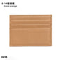 Custom Company Logo Cowhide Card Holder Woman Man Fashion Slim Mini Card Bag Genuine Leather Engrave Name Luxury Casual Purse