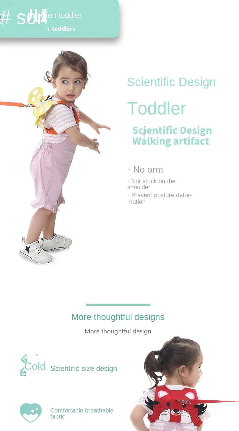 Baby Safety Walking Harness Belt Child Reins Aid Toddler Kids Strap Belt Outdoor Keep Harnesser Anti Lost Line