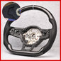 Carbon Fiber Steering Wheel Leather For Volkswagen Golf 7 7.5 GTI GTD GTE R 2013-2020 Polo GTI Tiguan Passat DSG