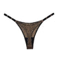 Seamless Sexy Thong Women Underwear Briefs Panties Zebra Flower Low Rise Luxury Metal Buckle G String Bikini Girls Female Panty