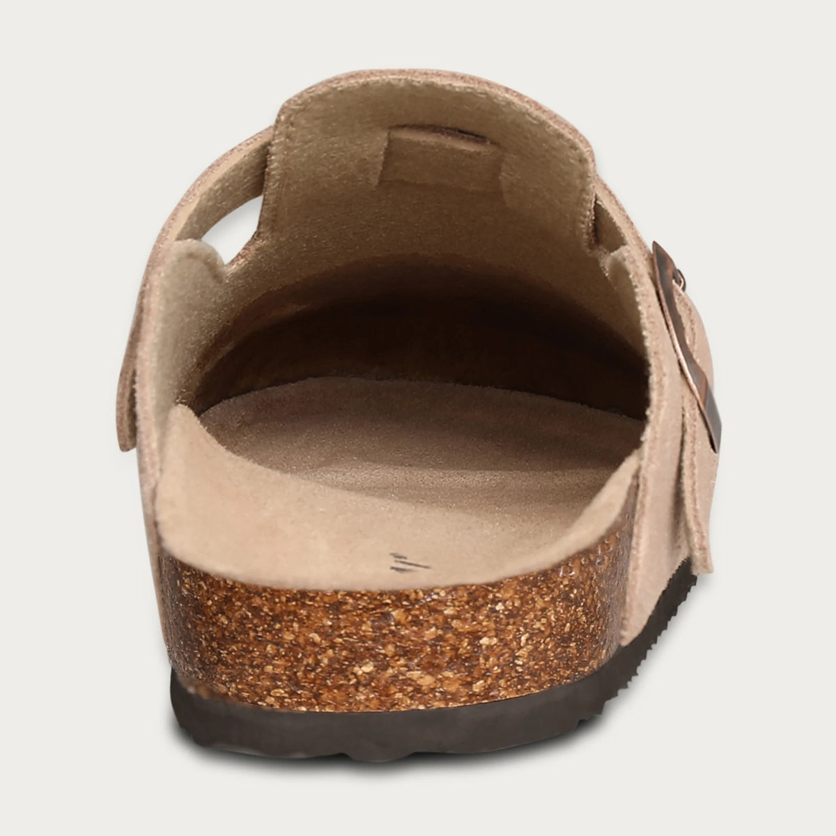 Shevalues Men's Suede Clogs Soft Leather Mules Men New Summer Men Cork Sandals Comfort Slip On Unisex Clogs With Arch Support
