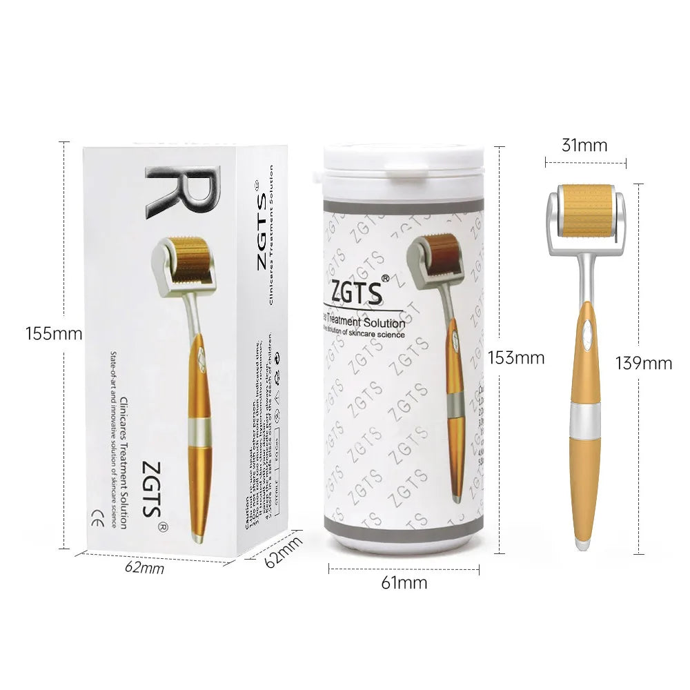 ZGTS 192 Needle Derma Roller Micro Needle Dermaroller Mesotherapy Face Care and Hair-loss Scar Stretch Mark Removal