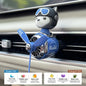 Rotating propeller pilot bear dog car air fresheners accessories decorations fun vent clip perfume diffuser aroma fragrance men