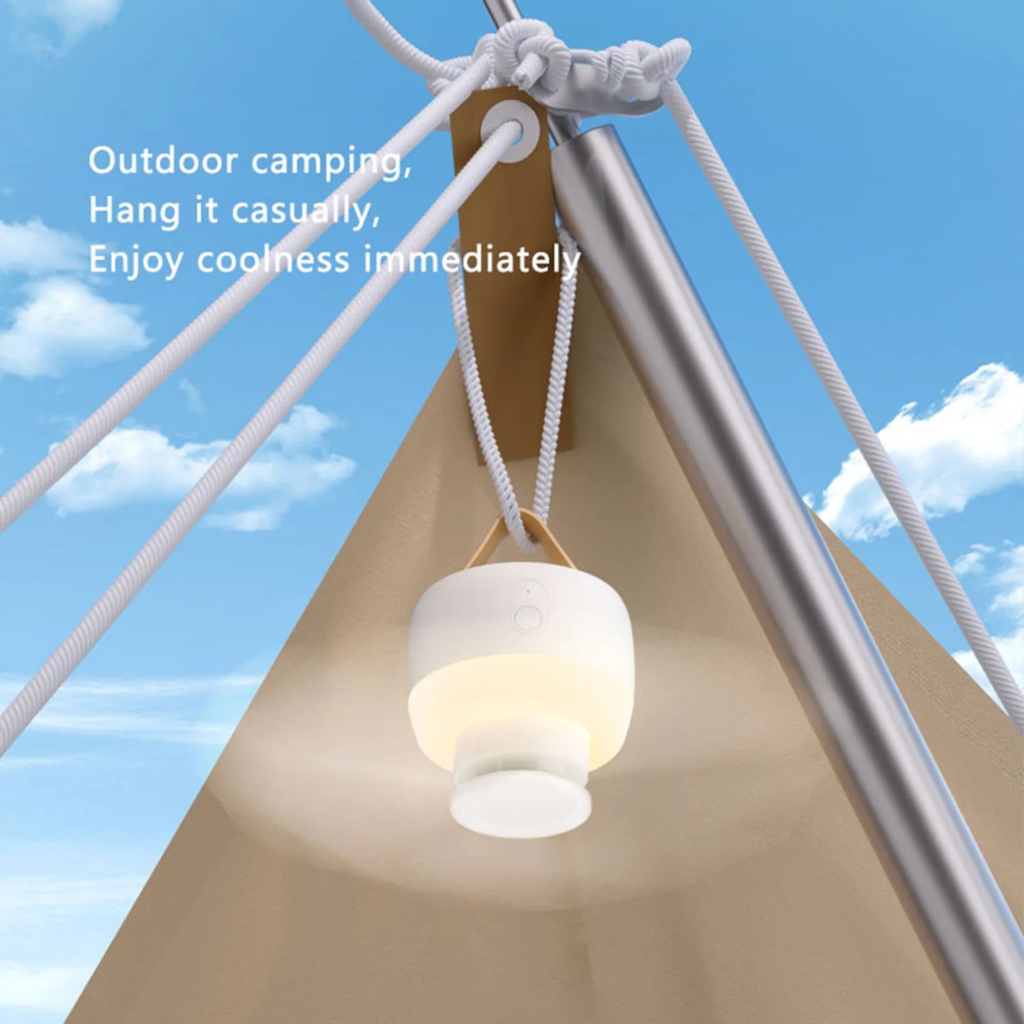 LED Light With Fan Portable Silent Ceiling Fans Light Rechargeable/Plug-in LED Lamp Remote Control 3600mAh for Bedroom Camping