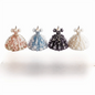 3D Design Beaded Dress Kit Tiny Beads Dress Shape Bead Weaving Kit Creative Craft Cute Design DIY Bead Craft Kit Gift Giving