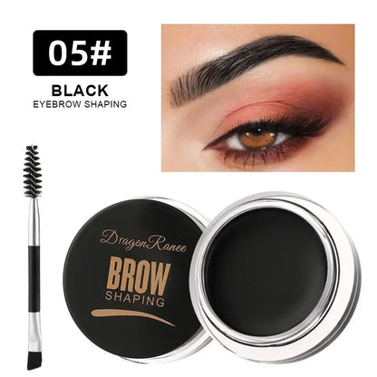 Dragon Ranee 6color Wild Eyebrow Styling Eyebrow Cream Styling Eyebrow Gel Soap Wax White Eyebrow Cream
