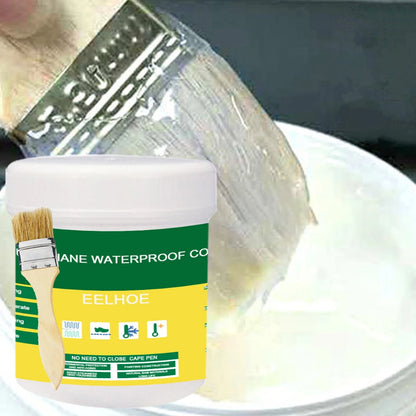 1-3Pcs Transparent Waterproof Agent With Brush Coating Sealant Agent 30/100/300g Polyurethane Glue For Home For Roof Bathroom