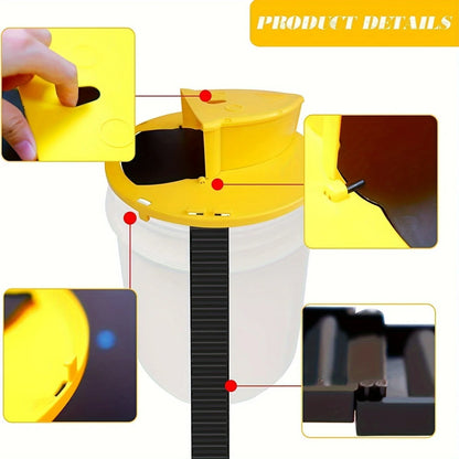 Multi-catch Auto Reset Mouse Trap Flip And Slide Bucket Lid For Indoor Outdoor Use - Rat Control