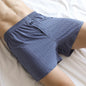 Plus Size M-3XL Men's Aro Pants Cotton Lattice Underwear Loose High Waist Summer Thin Breathable Home Shorts Pouch Underpants