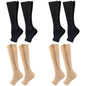 Zipper 4Compression Socks for Varicose Support Outdoor Running Fitness Hiking Anti-Fatigue Medical Care Diabetes Swelling Relief