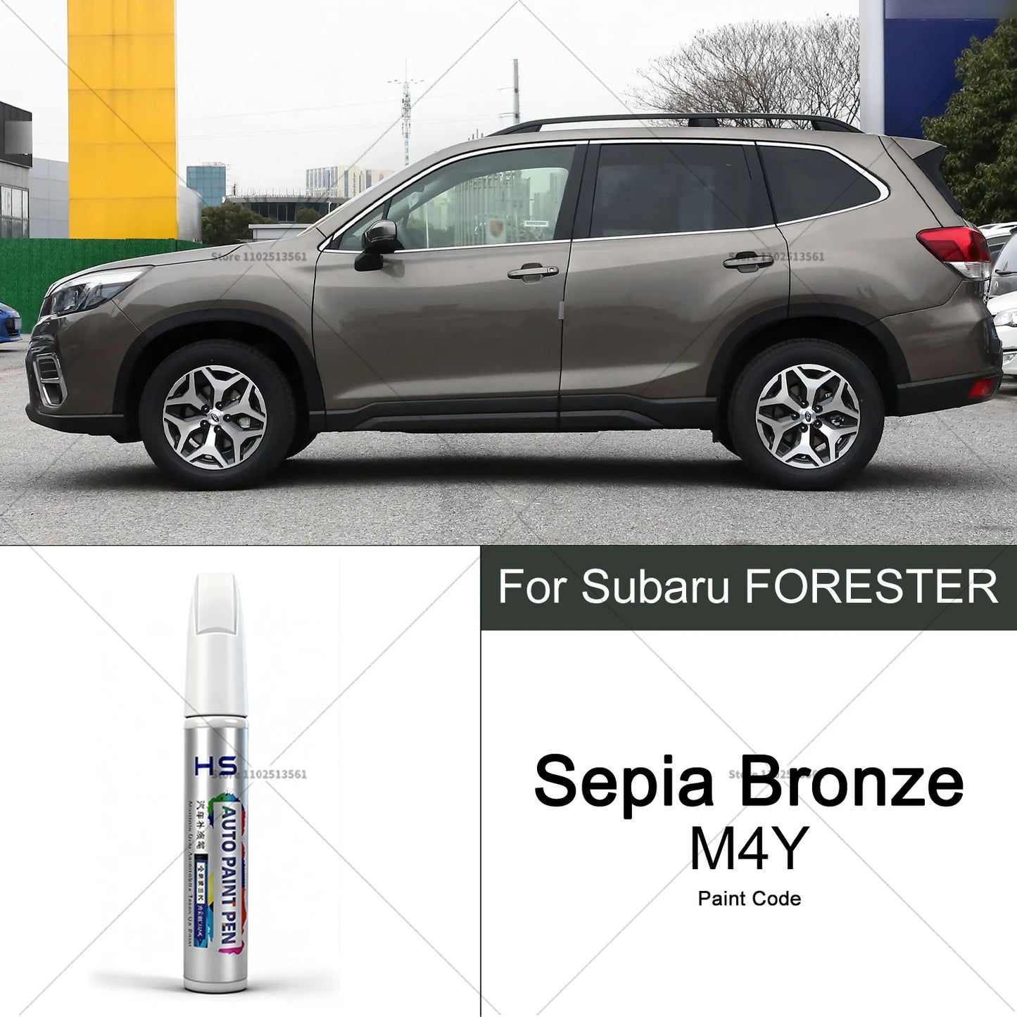 For Subaru Forester Car Paint Repair Pen Touch Up Scratch Remover DIY Auto Accessories Black White Blue Red Silver Bronze Green
