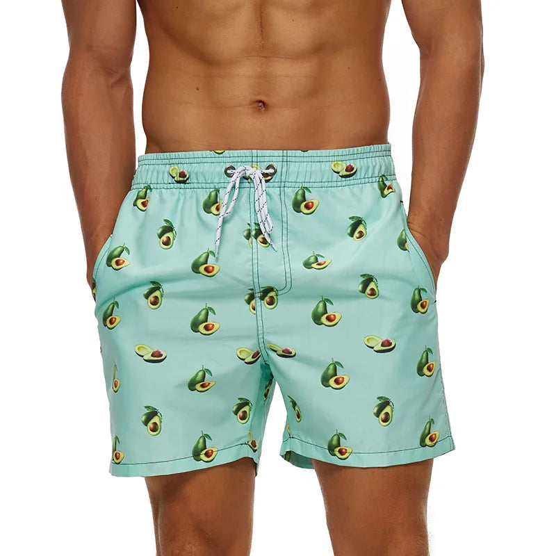 3D Print Flamingo Sports Quick-dry Breathable Men Women Pants Outdoor Casual Vacation Beach Hawaiian Sea Surfing Shorts Summer