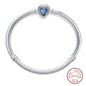 Bracelet Silver 925 Original 17-20CM Star Moon Sun Four Leaf Clover Green Zircon Bracelets Fit DIY Charms Birthday Jewelry Gifts