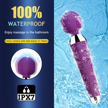 Powerful AV Vibrators for Women USB Recharge Magic Wand Massager Clitoris Stimulator Wellness Erotic Sex Toy Masturbator Product
