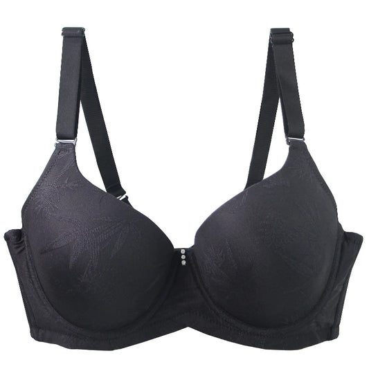 DaiNaFang Sexy Bras For Women Push Up Breathable Adjustable Bow Control Underarm Fat CDE Full Cup Underwear Plus Size Lingerie
