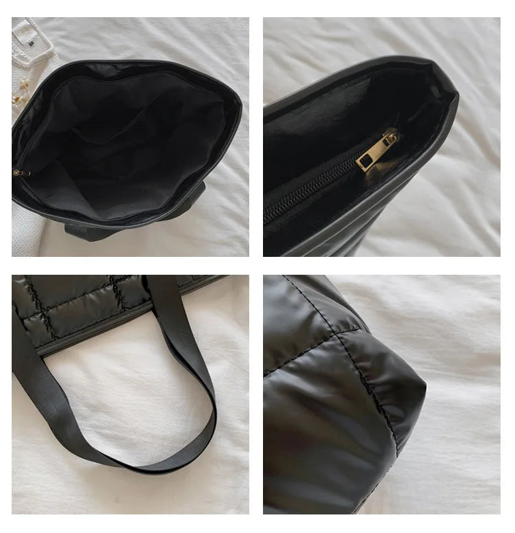 Women's shoulder bag light large bag women's fashion cotton tote bag large capacity shoulder bag commuting bag