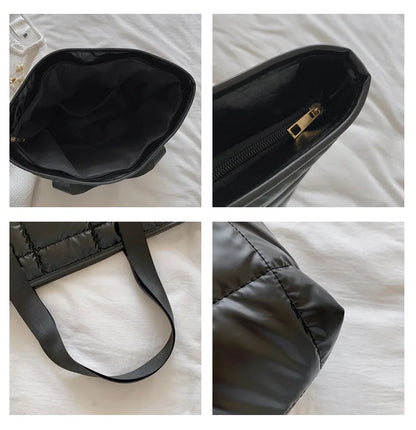 Women's shoulder bag light large bag women's fashion cotton tote bag large capacity shoulder bag commuting bag