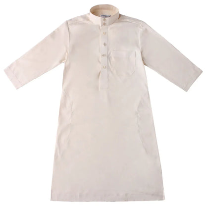 Muslim Saudi Arab Boys Robe Kids Abaya Kaftan Prayer Islam Ramadan Clothing Long Sleeve Thobe Middle East Teenage Dress Dubai