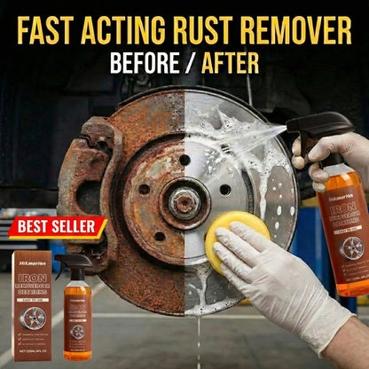 Metal Rust Remover & Protective Spray for Auto Parts Wheels Rims Chassis Metal Anti-Rust Repair Fast Acting to Paint Surface