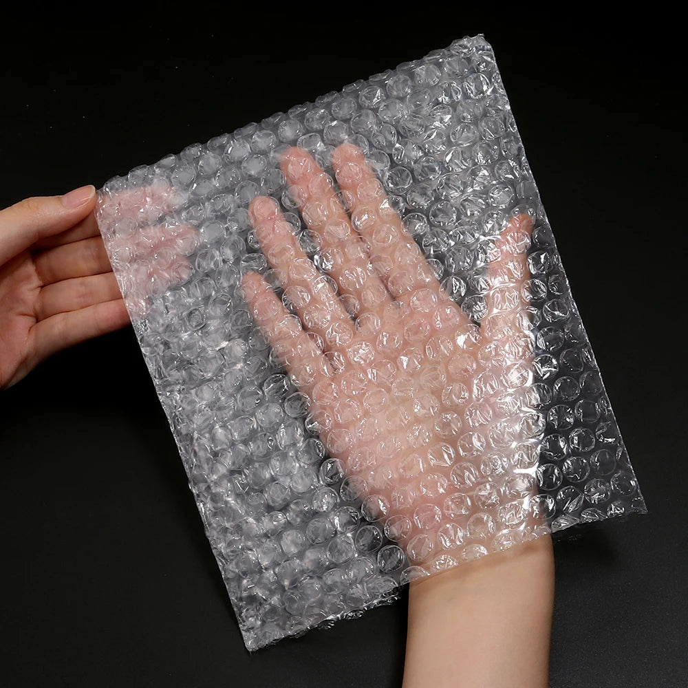 Bubble Cushioning Wrap Padding Bubble Packaging Film Shockproof Foam Roll Bag Paper Packing Fragile Pressure