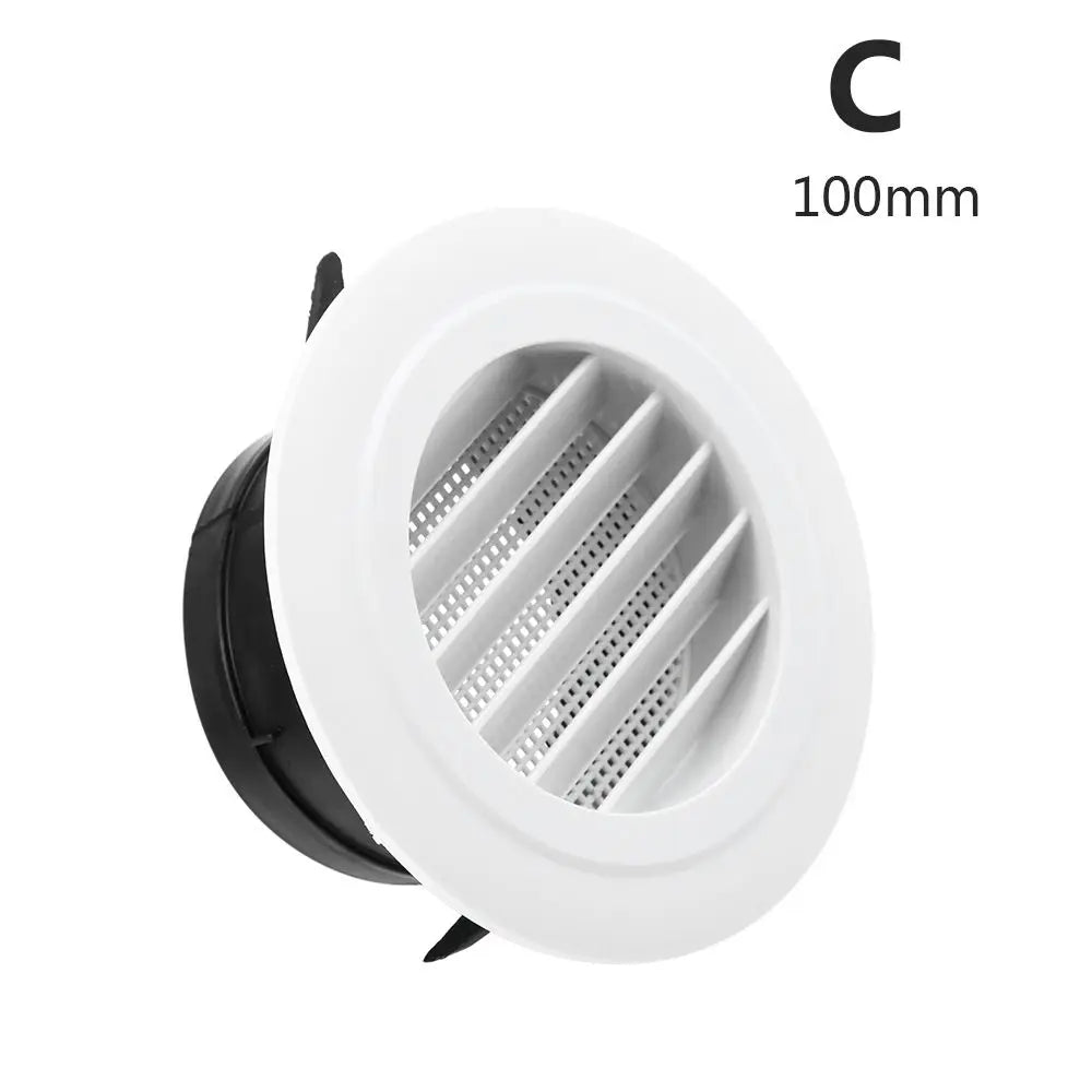 100/150mm Various Shapes Air Vent Extract Valve Grille Air Circulation Vents Cover Round Ducting Ventilation Cover Accessories
