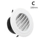 100/150mm Various Shapes Air Vent Extract Valve Grille Air Circulation Vents Cover Round Ducting Ventilation Cover Accessories