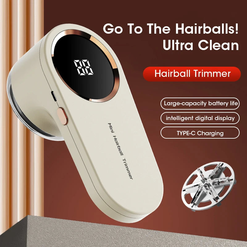 Lint Remover For Clothes USB Electric Rechargeable Hair Ball Trimmer Fuzz Sweater Shaver Reels Removal Device