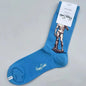 Happy Socks Men's Mid-tube Socks Four Seasons Pure Cotton Classic Socks SIZE 41-46