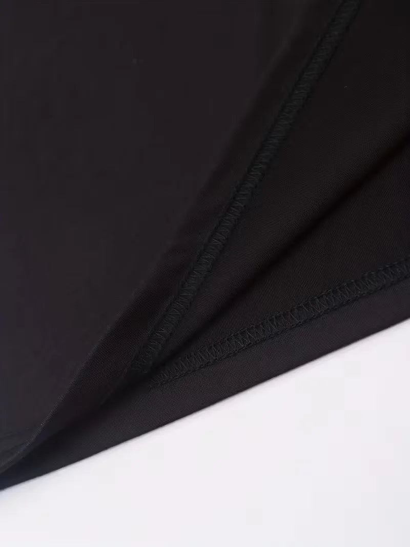 Black Letter Print Mens Tracksuit T-shirt + Pants Urban Causal Sports Outfit Male Spring Summer Home Outdoor Comfort Tees Set