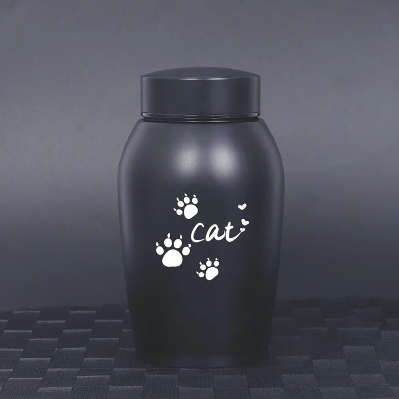 2025 Stainless Steel Dog Ashes Urn Dog Cat Bird Mouse Cremation Ashes Urn Pet Souvenir Jar Sealed Funeral for Dogs Supplies