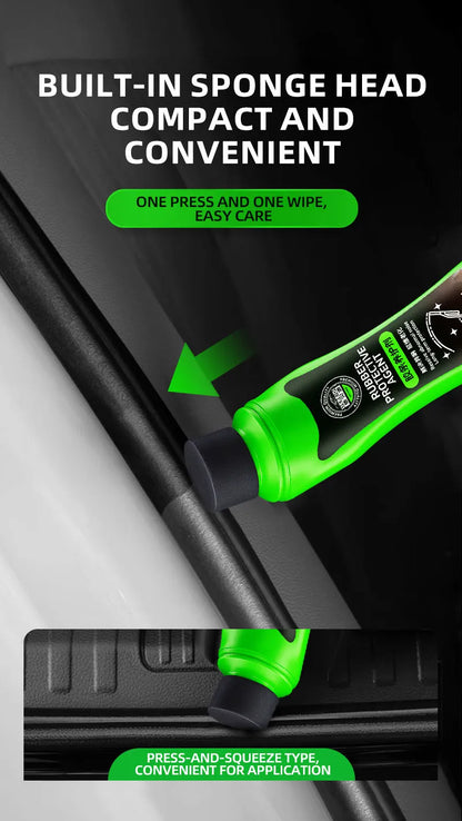75ml Car Rubber Conditioner Rubber Strip Maintenance Agent Softening Agent Eliminates Noise Rubber Cleaner For Car SUV Vehicle